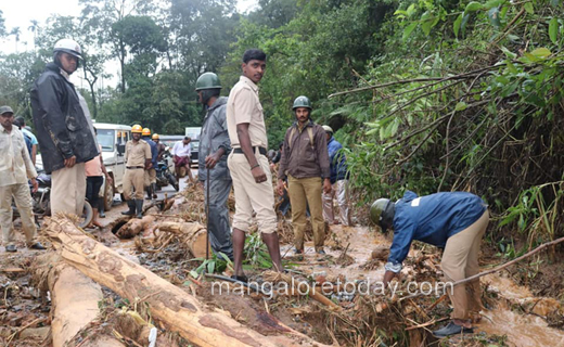 Khader, Nalin visit affected areas